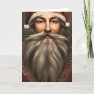 Weihnachten Grau Beard Santa Claus
