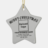 Weihnachten - Gray Star Keramik Ornament (Links)