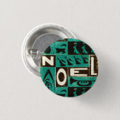 Weihnachten Green Button (Vorne & Hinten)