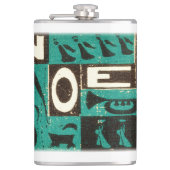 Weihnachten Green Flachmann (Vorderseite)