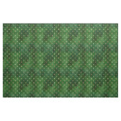 Weihnachten Green Gold Star Grafik Stoff (Yard (91,4 cm))