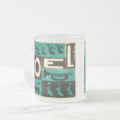 Weihnachten Green Mattglastasse (Vorderseite Links)