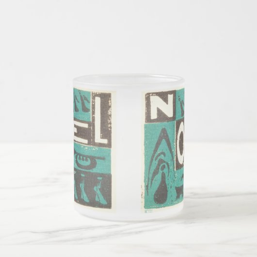 Weihnachten Green Mattglastasse (Mittel)