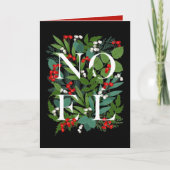 WEIHNACHTEN Greenery Berries Foto Karte (Vorderseite)