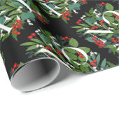 WEIHNACHTEN Greenery und Berries Weihnachten Geschenkpapier (Rolleneckpunkt)