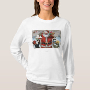 Weihnachten GreetingSanta, das Geschenke gibt T-Shirt