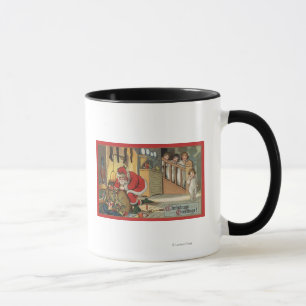 Weihnachten GreetingSanta, der Geschenke auszieht Tasse