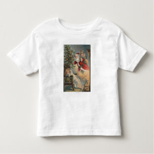 Weihnachten GreetingSanta mit Baum und Geschenken Kleinkind T-shirt