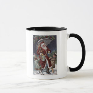 Weihnachten GreetingSanta mit Regenschirm Tasse