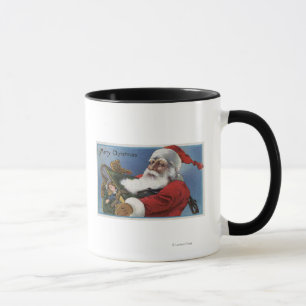 Weihnachten GreetingSanta und Geschenke Tasse