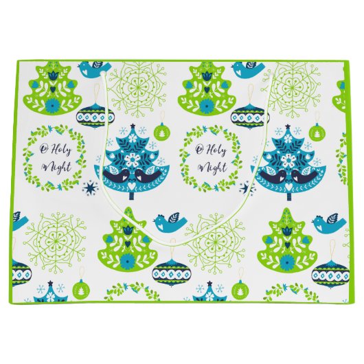 Weihnachten Große Geschenktüte (Vorderseite)