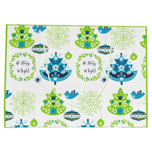 Weihnachten Große Geschenktüte (Rückseite)