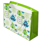 Weihnachten Große Geschenktüte (Rückseite Schrägansicht)