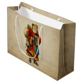 Weihnachten Große Geschenktüte (Vorderseite Schrägansicht)