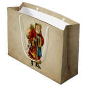 Weihnachten Große Geschenktüte (Rückseite Schrägansicht)