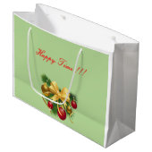 Weihnachten Große Geschenktüte (Vorderseite Schrägansicht)