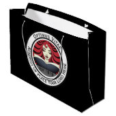 Weihnachten Große Geschenktüte (Rückseite Schrägansicht)