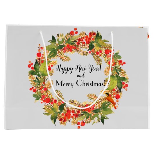 Weihnachten Große Geschenktüte (Rückseite)