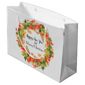 Weihnachten Große Geschenktüte (Rückseite Schrägansicht)