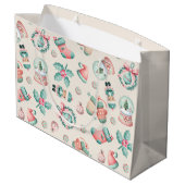 Weihnachten Große Geschenktüte (Rückseite Schrägansicht)