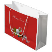 Weihnachten Große Geschenktüte (Vorderseite Schrägansicht)