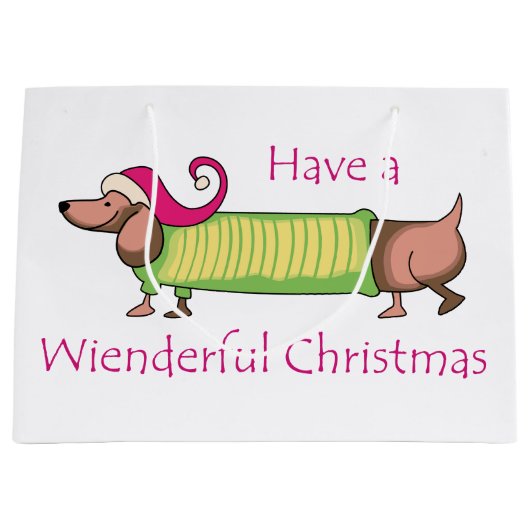 Weihnachten Große Geschenktüte (Vorderseite)