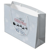 Weihnachten Große Geschenktüte (Rückseite Schrägansicht)