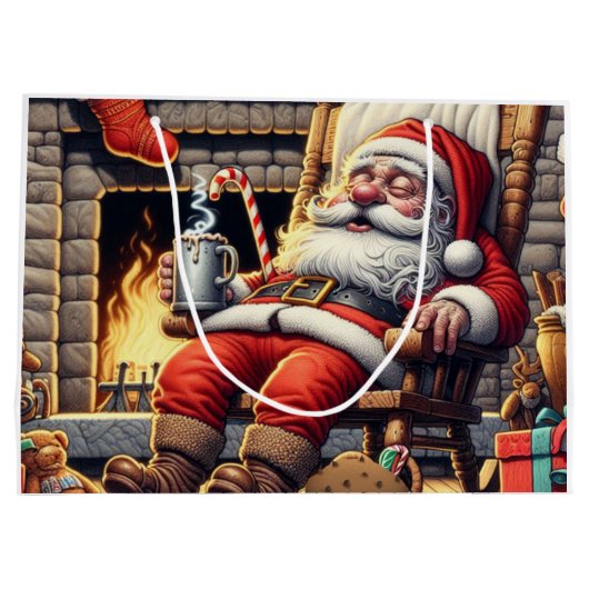 Weihnachten Große Geschenktüte (Rückseite)