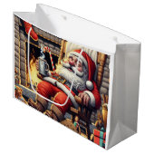Weihnachten Große Geschenktüte (Vorderseite Schrägansicht)