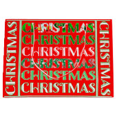 Weihnachten Große Geschenktüte (Vorderseite)