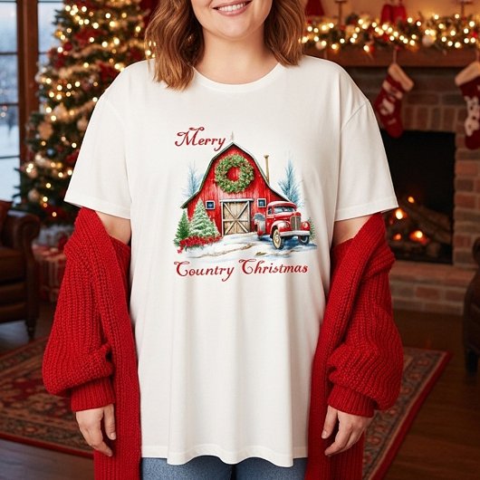 Weihnachten Große Größe T-Shirt