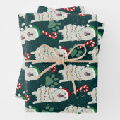 Weihnachten Große Pyrenäen Geschenkpapier Set (Beispiel)