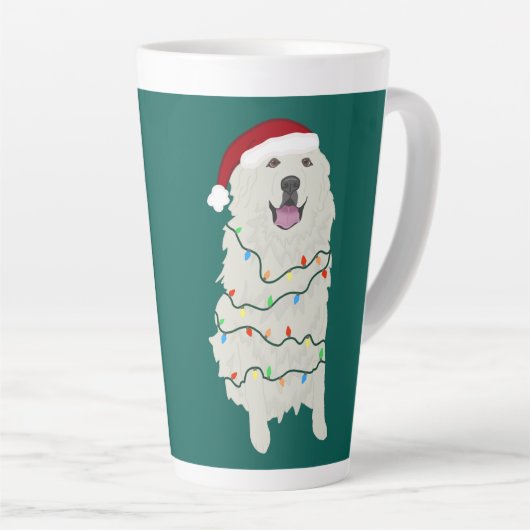 Weihnachten Große Pyrenäen Milchtasse (Rechte Ecke)