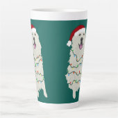 Weihnachten Große Pyrenäen Milchtasse (Vorderseite)
