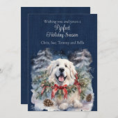 Weihnachten - Große Pyrenäen Pyrfect (Vorne/Hinten)