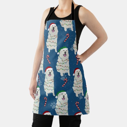 Weihnachten Große Pyrenäen Schürze (InSitu)