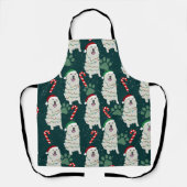 Weihnachten Große Pyrenäen Schürze (Vorderseite)