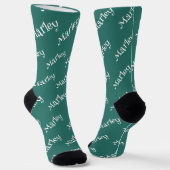 Weihnachten Große Pyrenäen Socken (Gewinkelt)