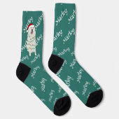 Weihnachten Große Pyrenäen Socken (Rechts)