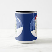 Weihnachten Große Pyrenäen  Tasse (Zentrum)