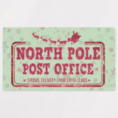 Weihnachten Große Quadrate Adhesiv / wasserdicht E Etiketten (Design 2)