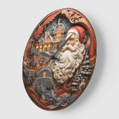 Weihnachten Große Wanduhr (Winkel)