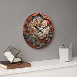 Weihnachten Große Wanduhr