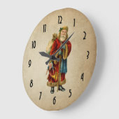 Weihnachten Große Wanduhr (Winkel)