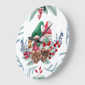 Weihnachten Große Wanduhr (Winkel)