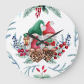 Weihnachten Große Wanduhr (Vorderseite)