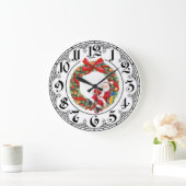 Weihnachten Große Wanduhr (Zuhause)