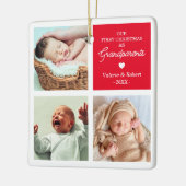 Weihnachten Großeltern Foto Weihnachten Keramikornament (Links)