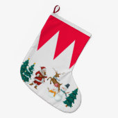 Weihnachten Großer Weihnachtsstrumpf (Vorderansicht (hängend))