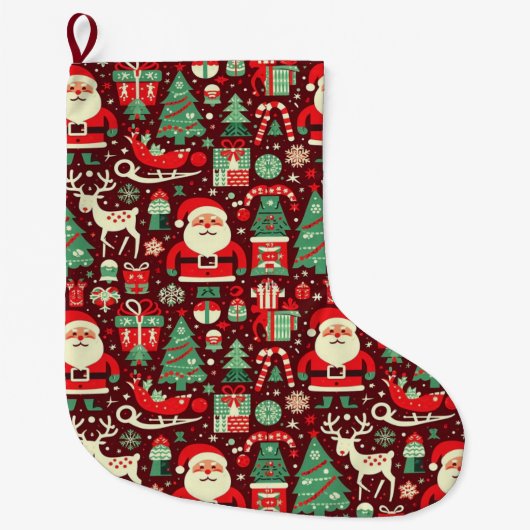 Weihnachten Großer Weihnachtsstrumpf (Vorderseite)